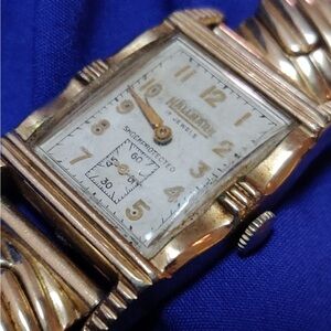 Hallmark Swiss Made Vintage Manual Wind Art Deco  Watch Needs Service or Repair